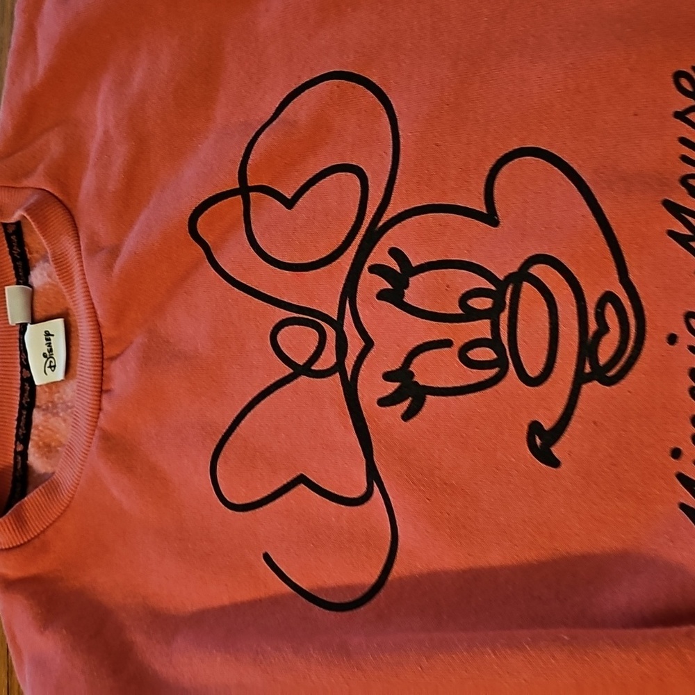 Disney Minnie Mouse Pink Sweatshirt - Picture 2 of 2